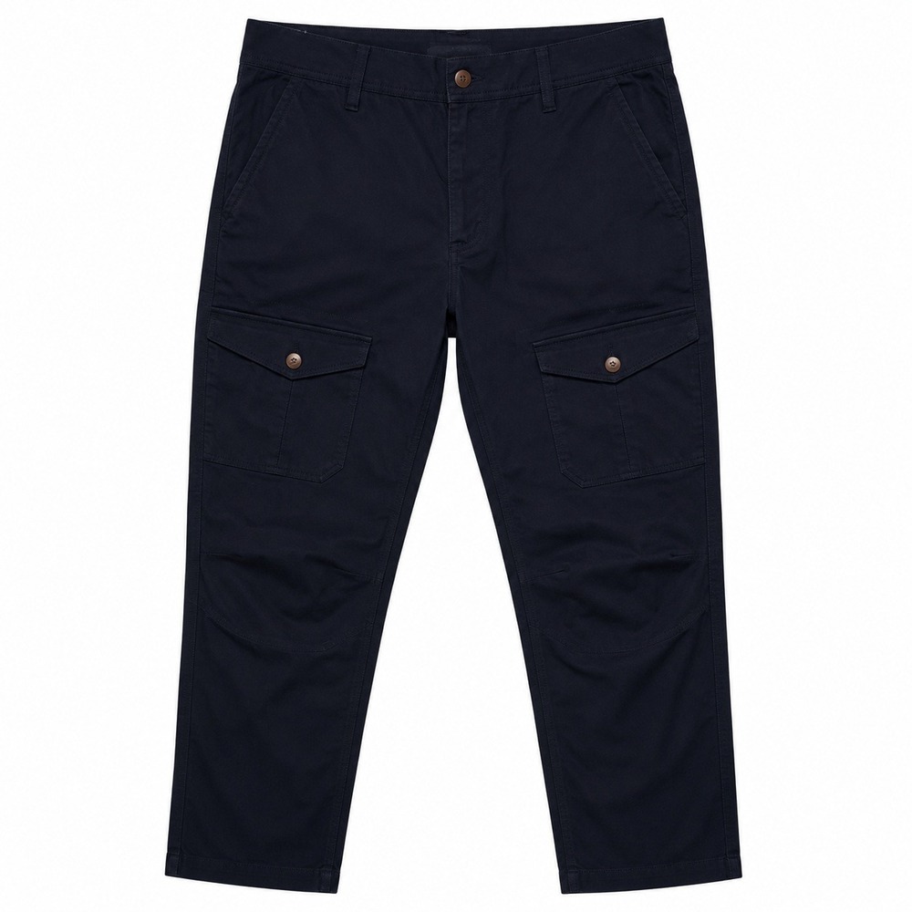 Kathmandu Cargo Pants Mens Large Storm Cotton Cordura Fabric Utility Navy Blue